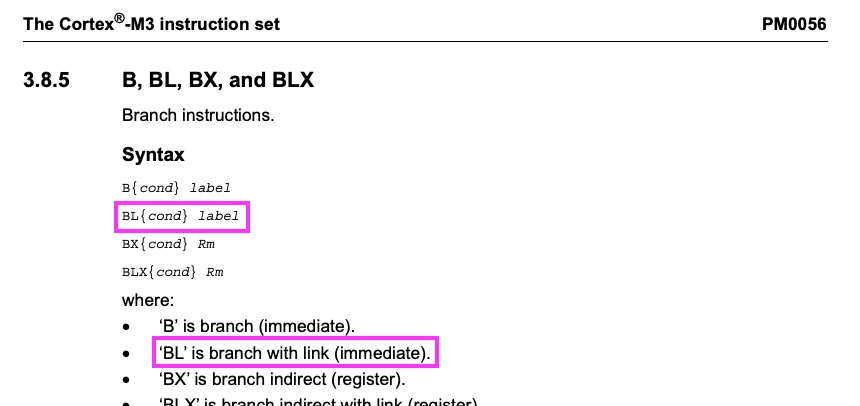 The Cortex®-M3 instruction set - PM0056