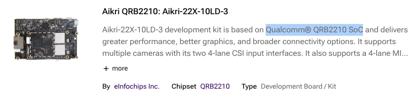 Qualcomm - QRB2210 Hardware