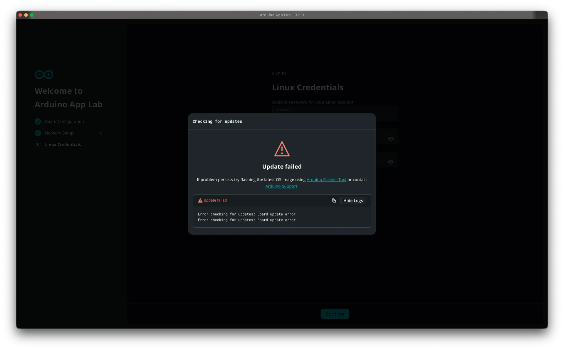 Arduino App Lab 연결과정