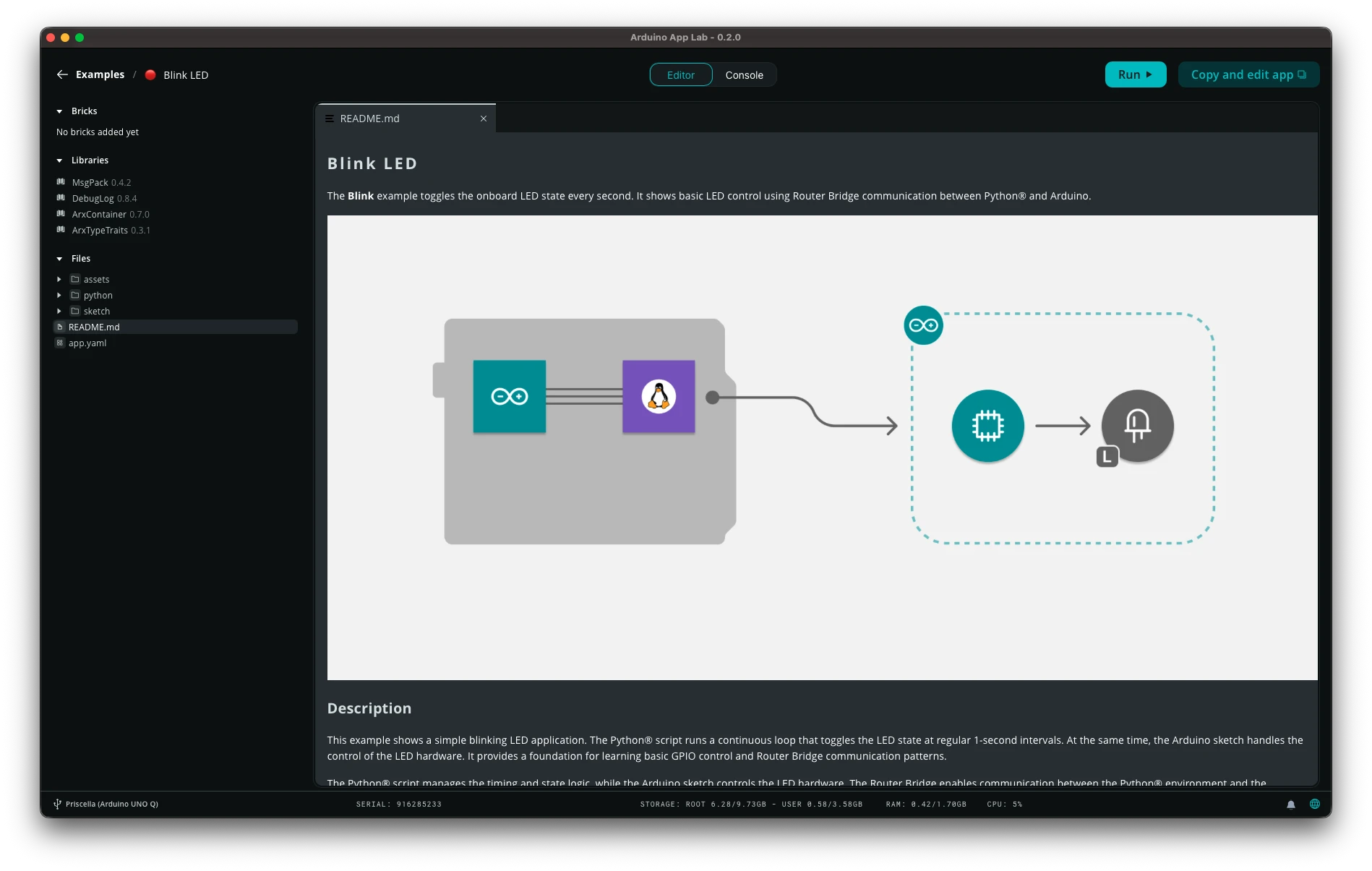 Arduino App Lab 튜토리얼