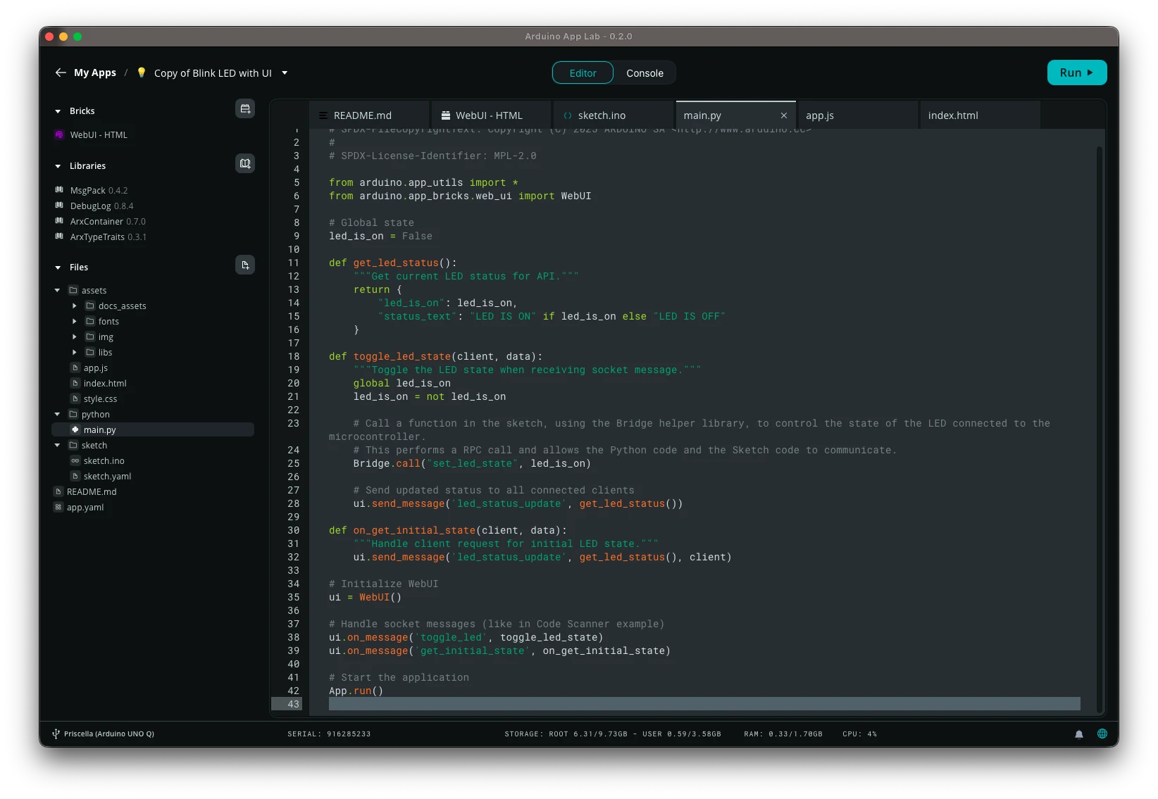 웹서버 예제 맛보기