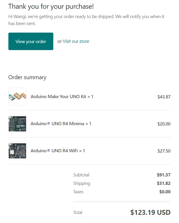 아두이노 우노 R4 구매