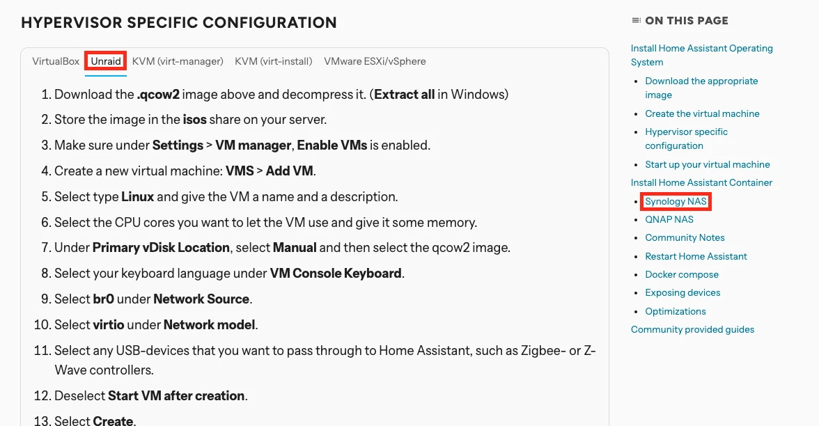 Home Assistant - Alternative [[link](https://www.home-assistant.io/installation/alternative)]