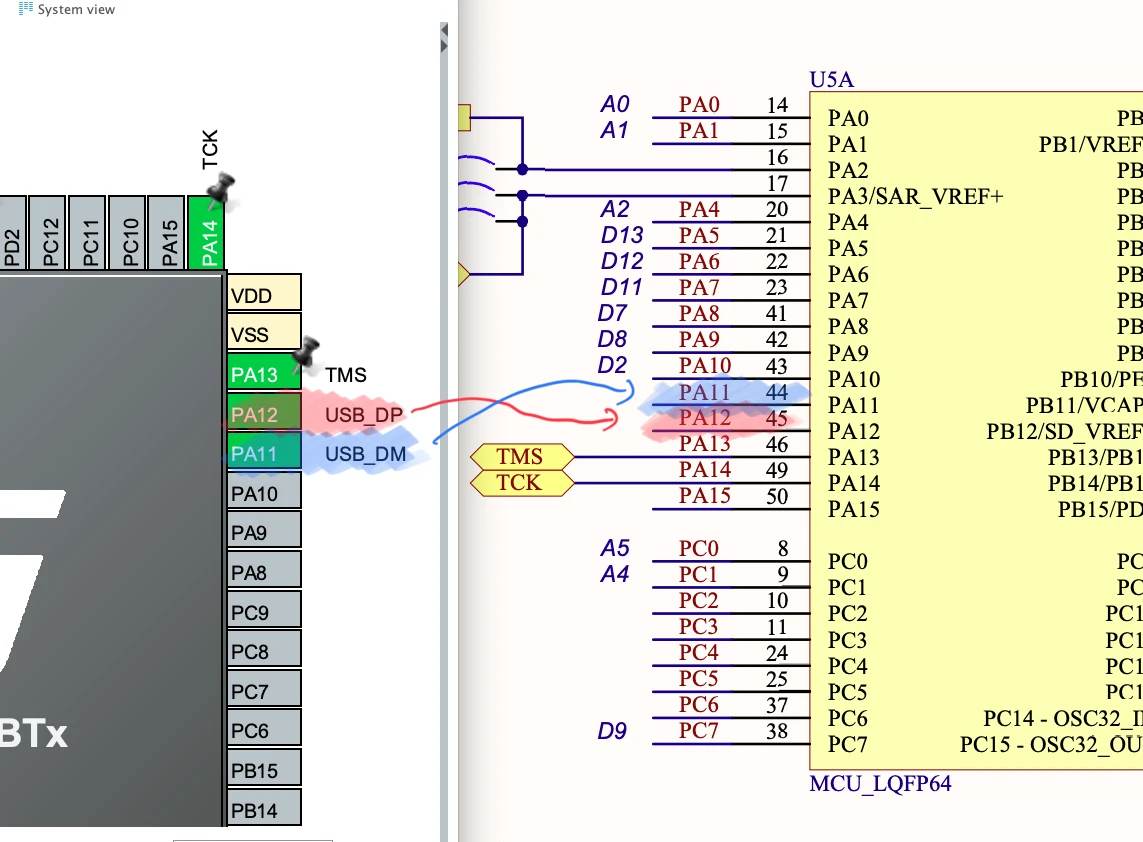 Schematic of Nucleo-64