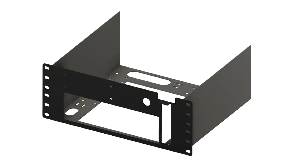 10인치 랙 전용 ITX 메인보드 브라켓 설계 과정 - 3D 모델링 1