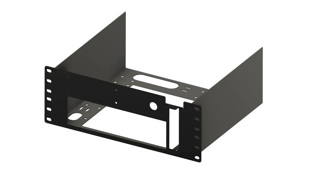 10인치 랙 전용 ITX 메인보드 브라켓 설계 과정 - 3D 모델링 1