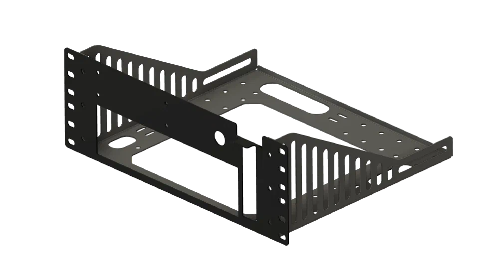 10인치 랙 전용 ITX 메인보드 브라켓 설계 과정 - 3D 모델링 2