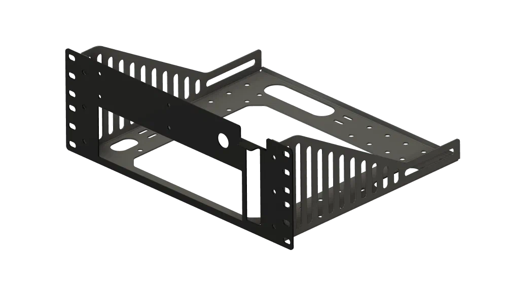 10인치 랙 전용 ITX 메인보드 브라켓 설계 과정 - 3D 모델링 2