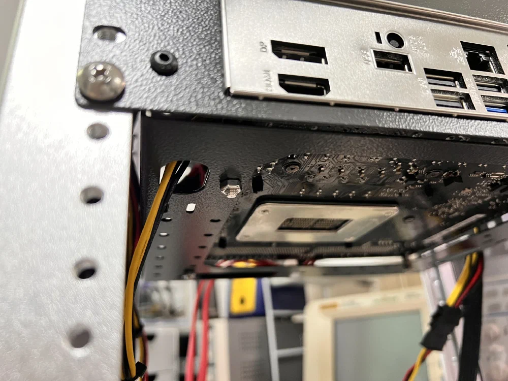 하드베이 마운트 10인치 랙에 결합 불가 3