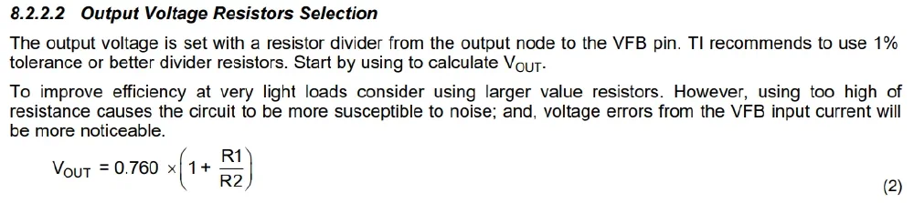 TPS564201 데이터시트 중 일부