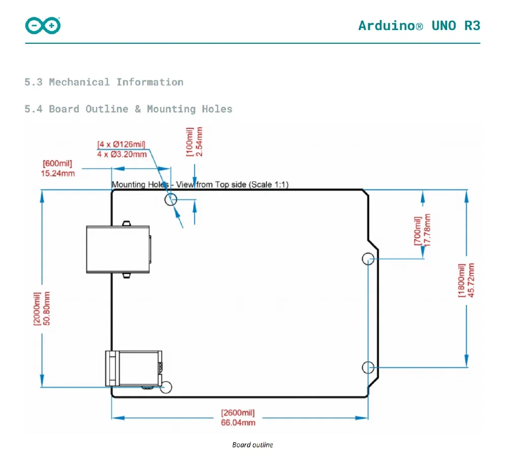 Arduino UNO R3 Datasheet