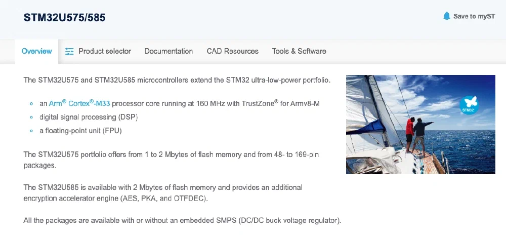 ST - STM32U785/585