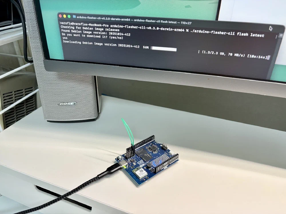Arduino App Lab 연결과정