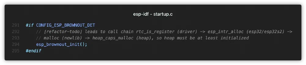 esp-idf/components/esp_system/startup.c - do_core_init() 함수 내부