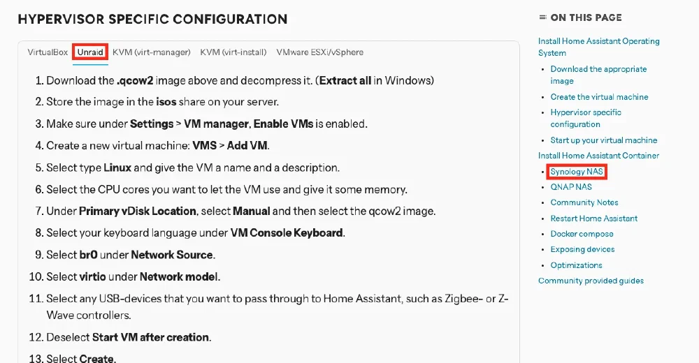 Home Assistant - Alternative [[link](https://www.home-assistant.io/installation/alternative)]