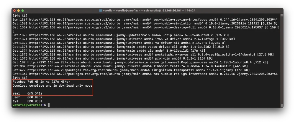 로컬 미러에서 다운로드