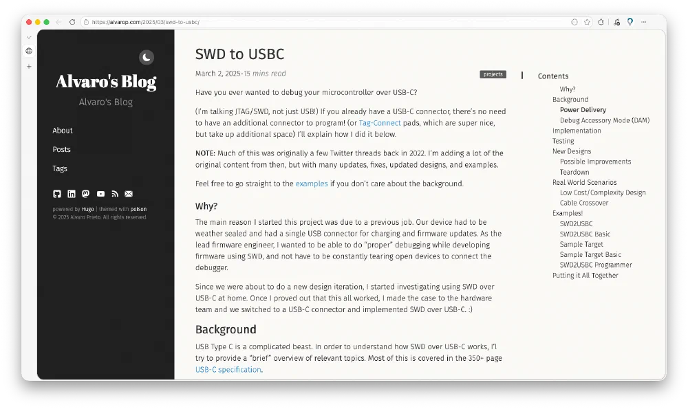 Alvaro's Blog - SWD to USBC
