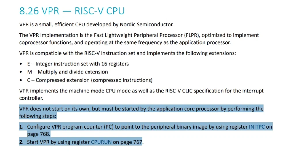 nRF54L15 Datasheet - 8.26 VPR — RISC-V CPU
