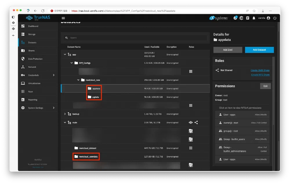 main/nextcloud_dataset은 기존 데이터입니다.
