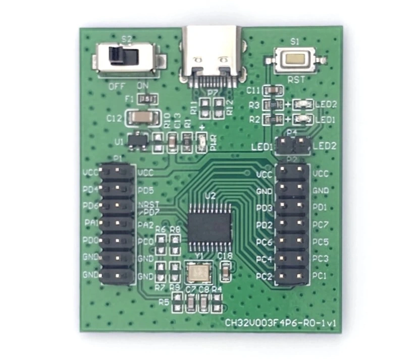 CH32V003F4P6-EVT-R0 개발보드 회로